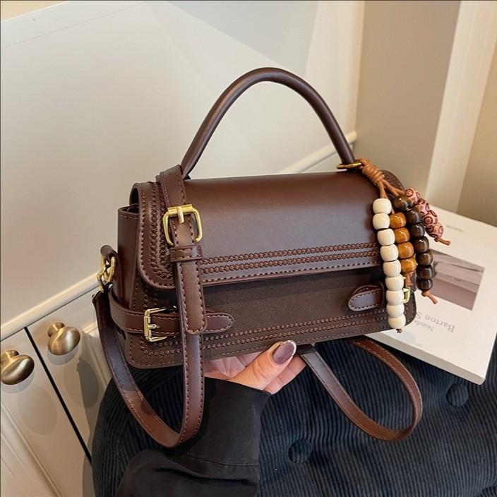 Crossbody Bag For Women Pu Leather Small Square Handbag With Magnetic Closure For Daily Use