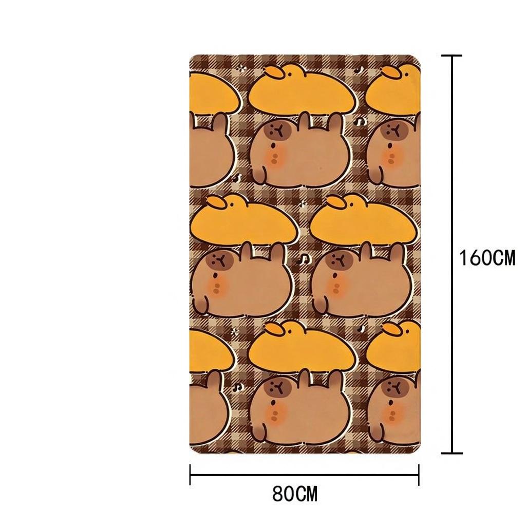 

Cute Capybara Beach Towel Kawaii Animal Flat Print Microfiber Bath Towel for Kids Adults Summer Pool Travel Essentials W30*H60(CM)