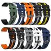 20mm 22mm Two-Tone Silicone Watch Straps Quick Release Bracelets Watch Strap for Men and Women Smartwatch and Traditional Watch 3
