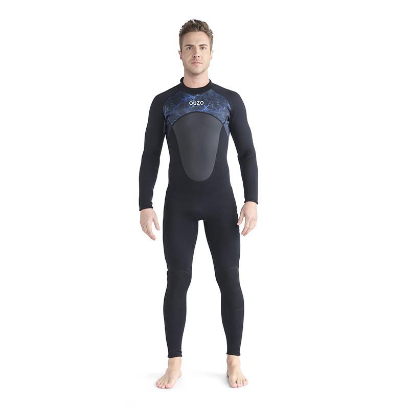 Mens 3mm Neoprene Full Suit Wetsuit Diving Snorkeling Surfing Winter Swimming Warmth Protection