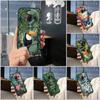 Waterproof Back Cover Phone Case For ZTE Nubia Focus Pro 5G Card Slot Graffiti Silicone Dirt-resistant TPU Anti-knock