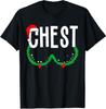 Chest Matching Chestnuts Funny Christmas Couples Unisex T-Shirt