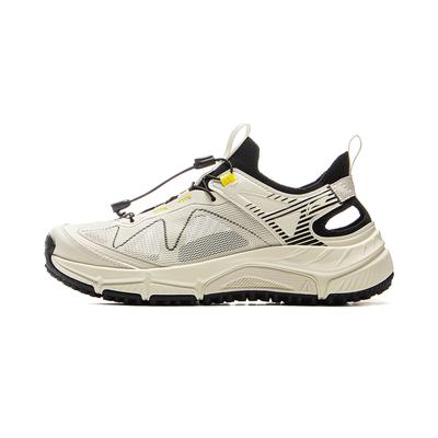 Yijie Lite Chaussures de Ruisseau Confortables Mode Respirantes Résistantes à l'Usure Antidérapantes pour l'Extérieur Chaussures Femme Beige Noir AHLV014-1
