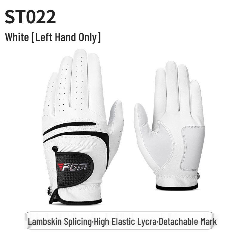 

PGM Men s Sheepskin Golf Glove, Non-slip & Breathable, Left/Right Hand Size 27