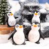 Mini Penguin Miniature Figures For Fairy Garden Gnomes Moss Terrariums Decoration Cake Topper