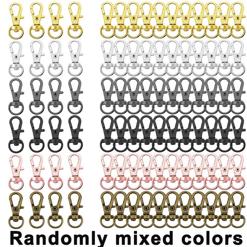 5/10/20 PZ Moschettoni Girevoli Ganci a Scatto per Lanyard Gancio a Clip per Portachiavi Moschettone ad Artiglio di Aragosta in Metallo per Portachiavi Cucito Gioielli Artigianato Fai da Te