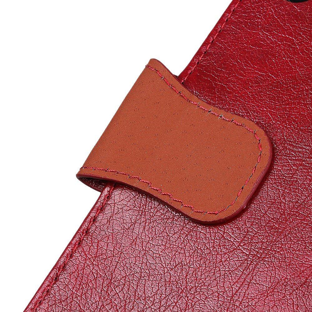 Leather Wallet Case for Samsung Galaxy A71 - Red