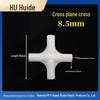 Three-Dimensional Plastic Right Angle Joint Connector for Tent and Studio Accessories
