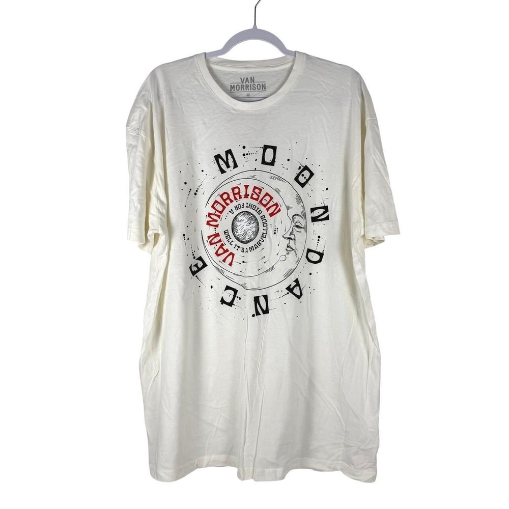 

Van Morrison TShirt Mens White Graphic Classic Rock Band remake PA9044 Unisex T-Shirt XXXL