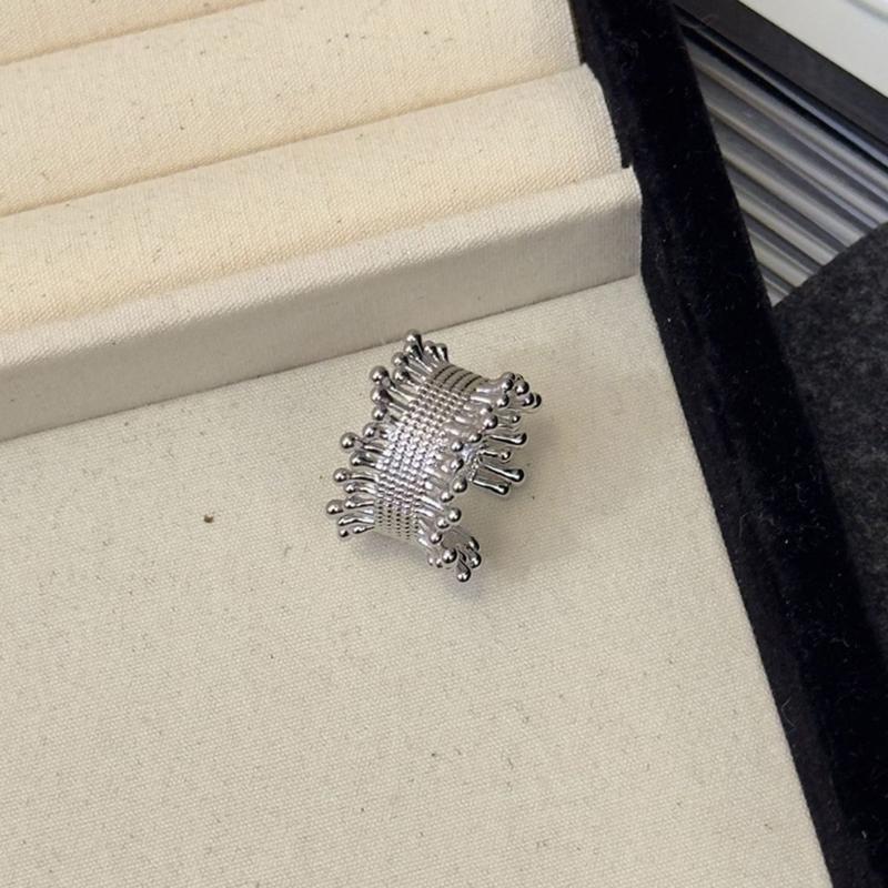 Elegant Metal Weave Rings Comfortable Metal Mesh Rings Stylish Rings Jewelry Charm for Everyday Elegances