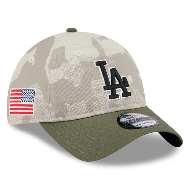 

[New Era] Cap 9TWENTY Los Angeles Dodgers 22025 MLB ARMED FORCES STARS N STRIPES ADJUSTABLE CAP LOS ANGELES DODGERS Hat 920 [Product]