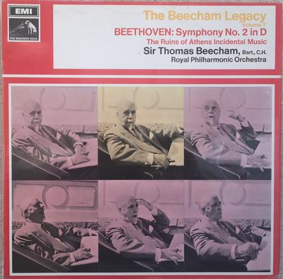 LP Record SIR THOMAS BEECHAM Beethoven Symphony No. 2 In D Majo HQS1154 HIS MASTERS V UK Classical Used