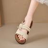 French pearl fairy thick-soled cool slippers women's summer wear 2025 new high-end beautiful skirt sandals