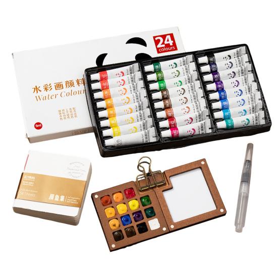 

Мини набор акварельных палитр 46015 Цветной карманный дорожный набор для акварельной живописи B