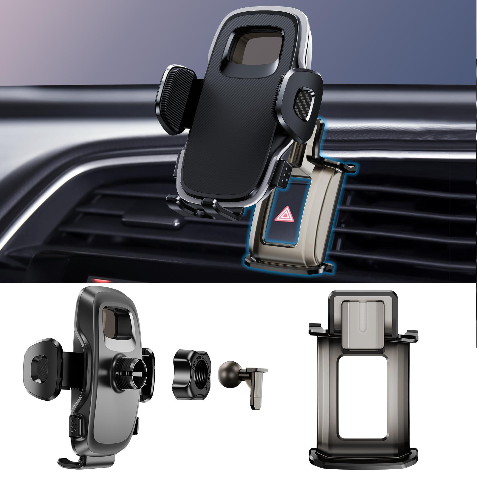 

Hipacool Держатель для телефона в автомобиль Специальный для Civic 10-го поколения Зажим-держатель для вентиляционного отверстия для устройства 4,7-7 Вращающийся на 360° автомобильный кронштейн чёрный