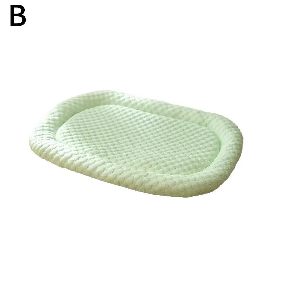 

1 шт. летняя кровать для собак, подушка для кошек, гнездо для сна щенка для маленьких, средних и больших собак, кошек, ледяной шелковый прохладный коврик, охлаждающая кровать для питомца