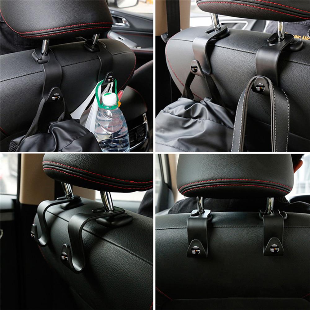 2/4 Stück Auto-Kopfstützenhaken Rücksitz-Aufbewahrungshaken Organizer für Mitsubishi Asx Lancer Pajero 4 Outlander 3 L200 Ex10 Colt