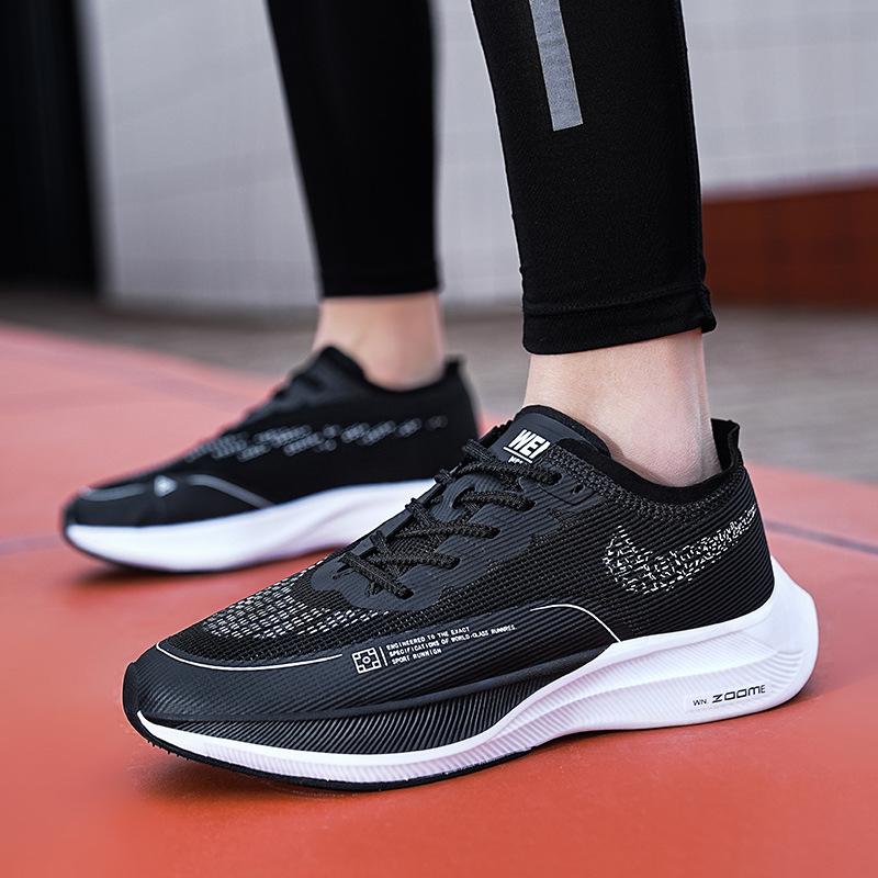 22 new flying line running shoes four seasons morning running sports casual shoes couple carbon plate breathable sports trendy shoes