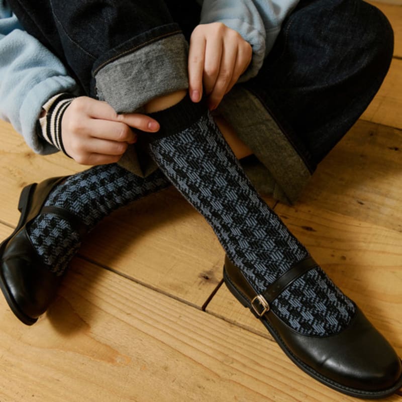 

SOCKS APPEAL настоящий гусиная лапка черный M