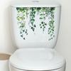 Wholesale of Green Plant Leaf Bathroom Toilet and Toilet Stickers for Home Beautification and Decoration
