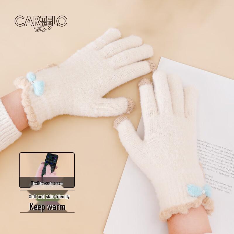 

Cartelo Women s Winter Touch Screen Knitted Gloves One Size