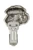 Border Terrier – Brooch with a clip, holder for a start number – Design 02 | Art-Dog
