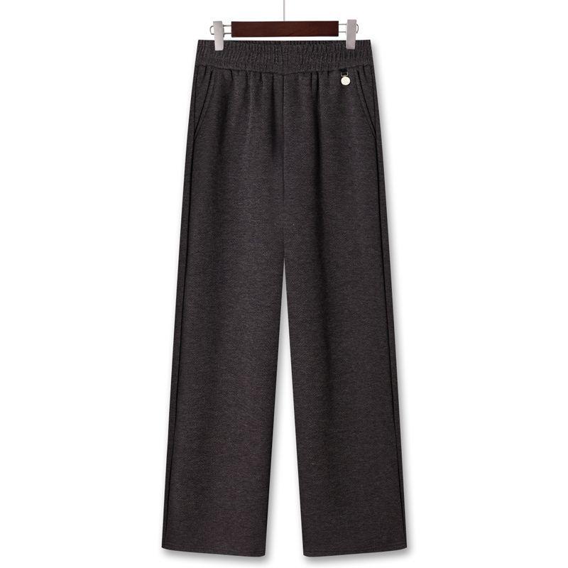 

Женские зимние шерстяные брюки на флисовой подкладке 2025: С высокой талией, Плотный, Повседневный для мам 7XL (180-200 kg)