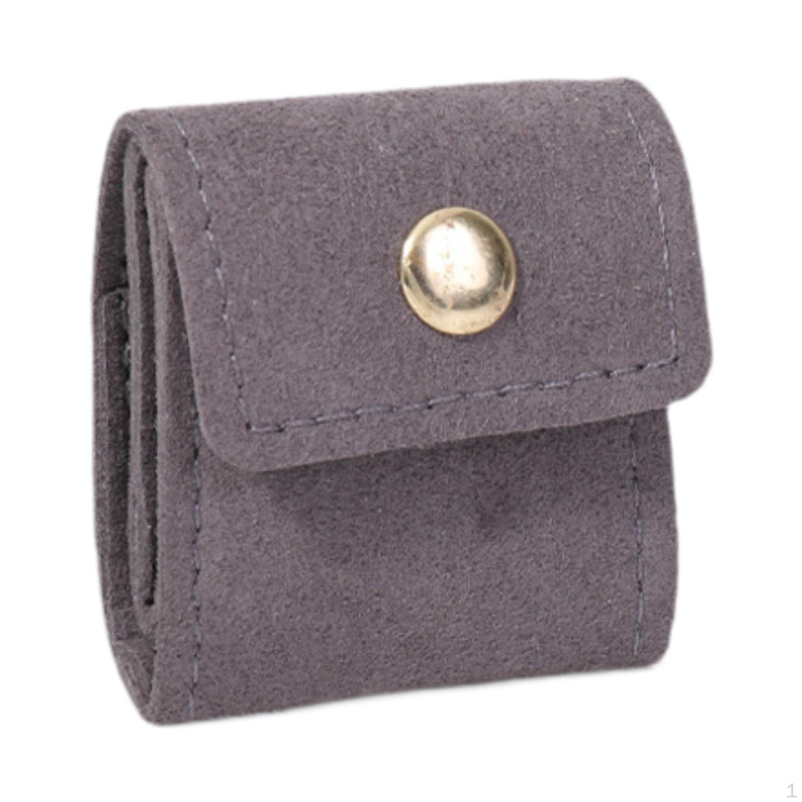 

Bag with Buckle Compact Organizer for Rings Weekend Getaways серый