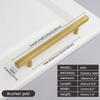 Oukali American Style Furniture Kitchen Cabinet Handle Cupboard Matt Black T Bar Square Stainless Steel Pull Handles