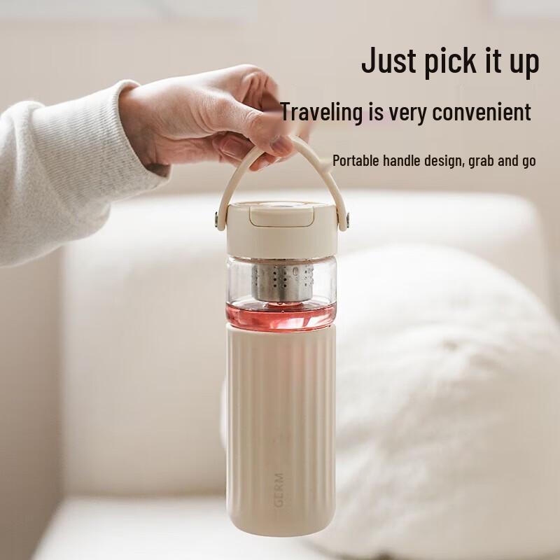 Portable Tea Infuser Glass Bottle