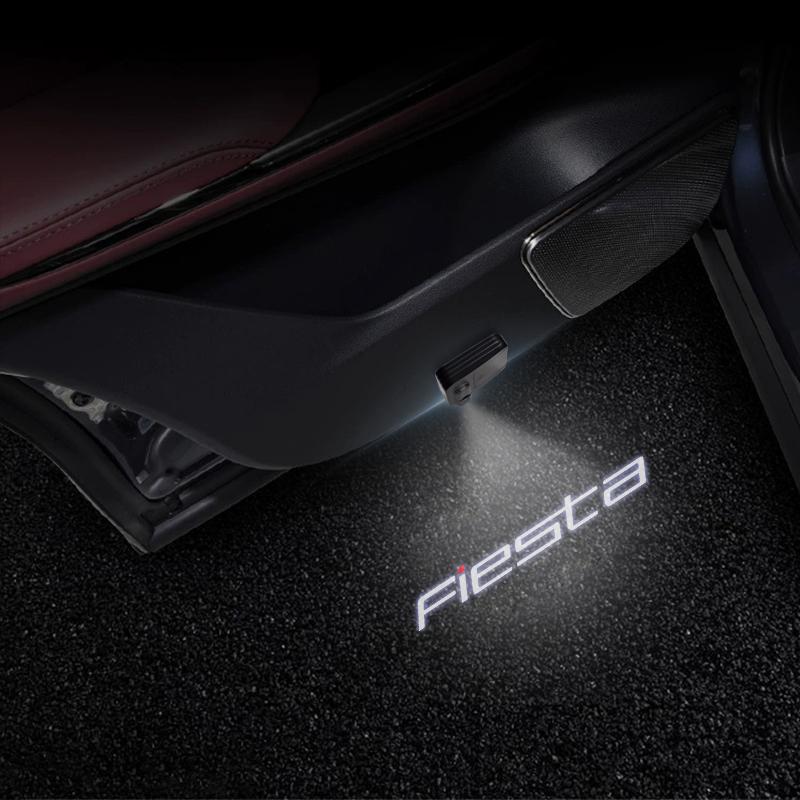 

LED For Ford Fiesta Logo New And Old Styles ST Line MK5 MK6 MK7 MK8 Car Door Courtesy Light Projector Welcome Lamp 1x For 1 Door