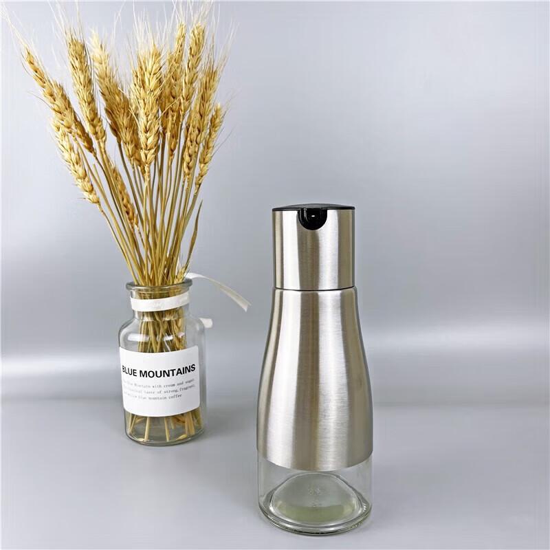 Ningzhao Stainless Steel Glass Condiment Set