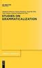 The Studies On Grammaticalization Book