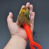 Realistic Artificial Baits with Soft Plush Texture Enhances Casting Performances for Beginner Fishermen Fishing Hair Lure