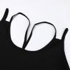 Women Casual V Neck Sleeveless Backless Blouse Tank Tops Clothes