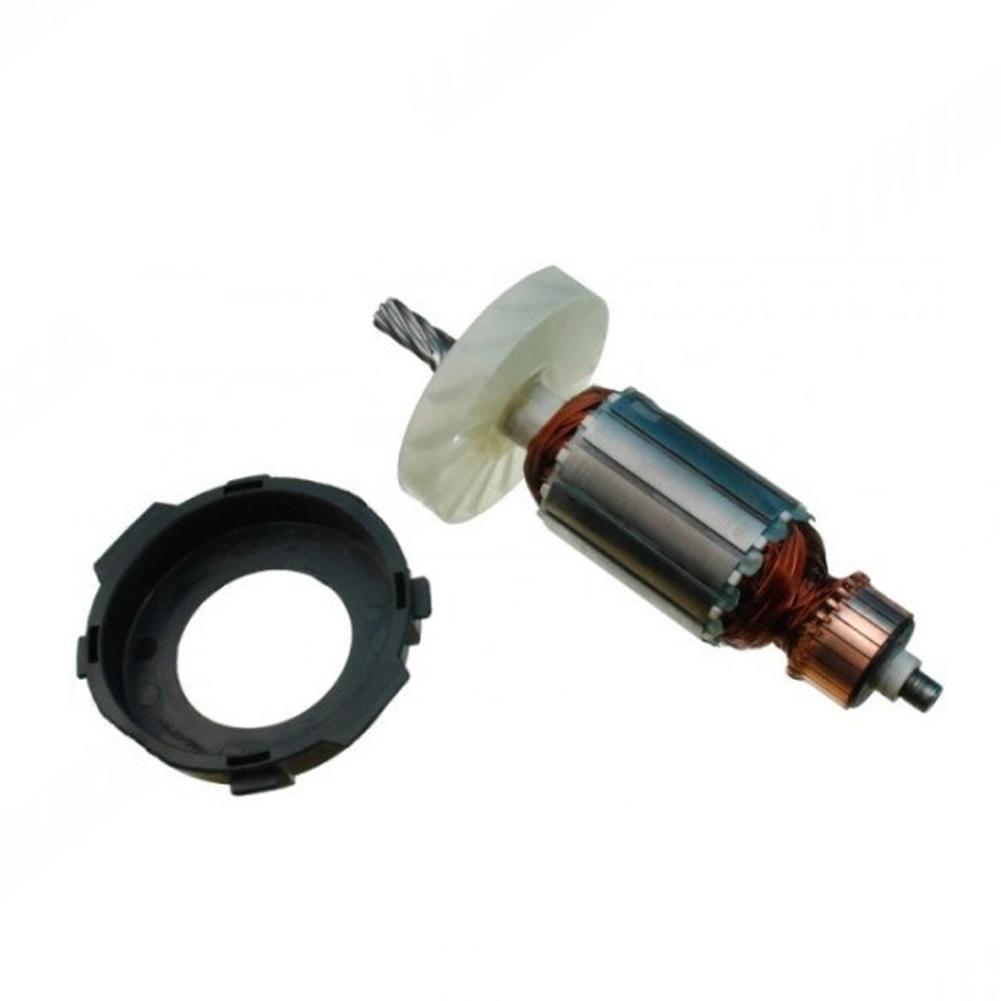 Armature Rotor for KGS 216M Circular Saw Motor 220-240V Replacement Part Featuring Copper Wire Winding and Protective Cover