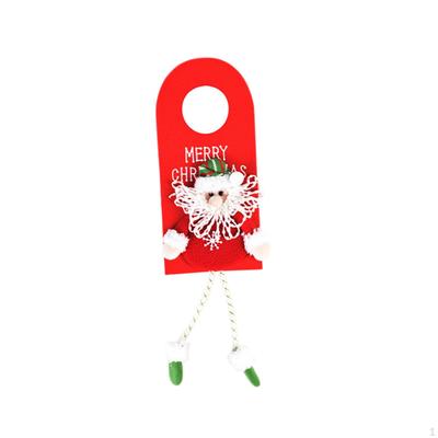 Christmas Door Handle Pendant, Knob Ornament, Holiday Hanger Sign for