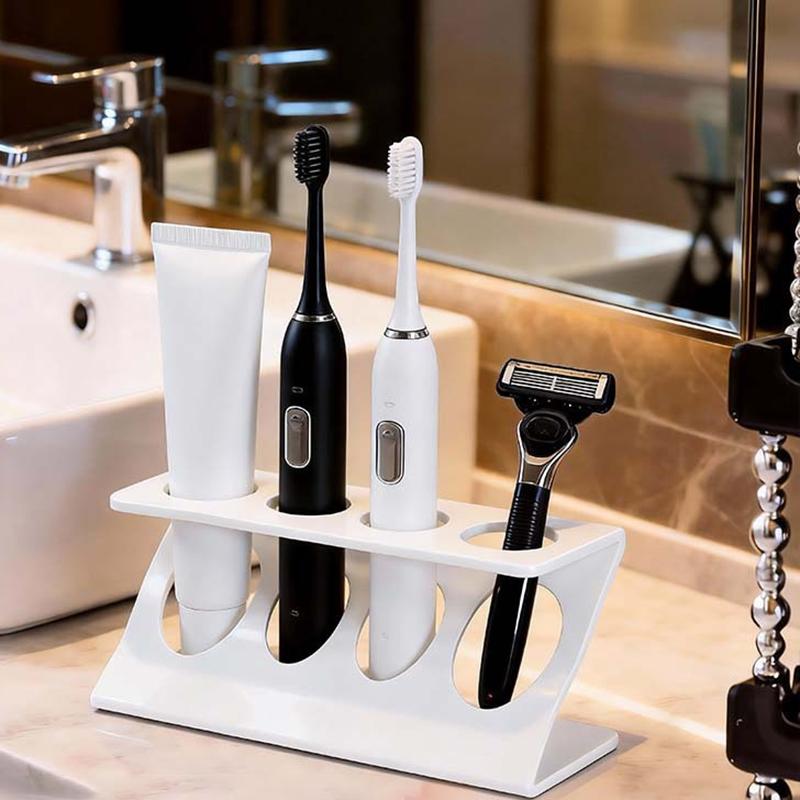 Creative Z-Shaped Electric Toothbrush Holder, Bathroom Vanity Storage Rack, Razor, Toothpaste, And Dental Tool Storage Bracket
