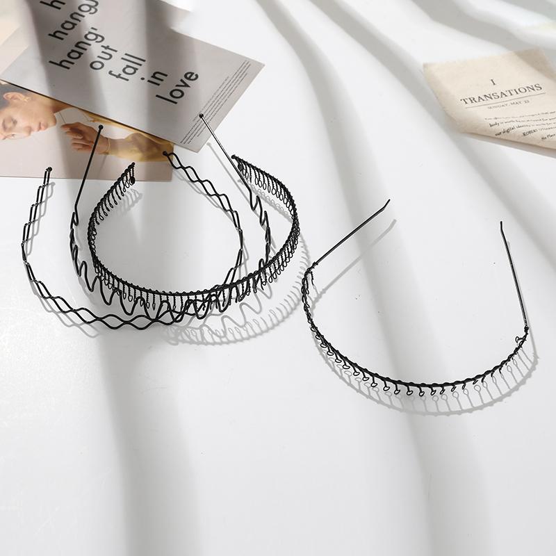 AISHG Non-slip Wash Wave Hair Bands for Women Invisible Movement Tide Simple Back Headwear Korean Hairband Girl Hair Accessories