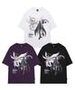 ODDSTUDIO [Digimon Adventure] Angewomon & Ladydevimon Overfit T-Shirt - 3 Colors