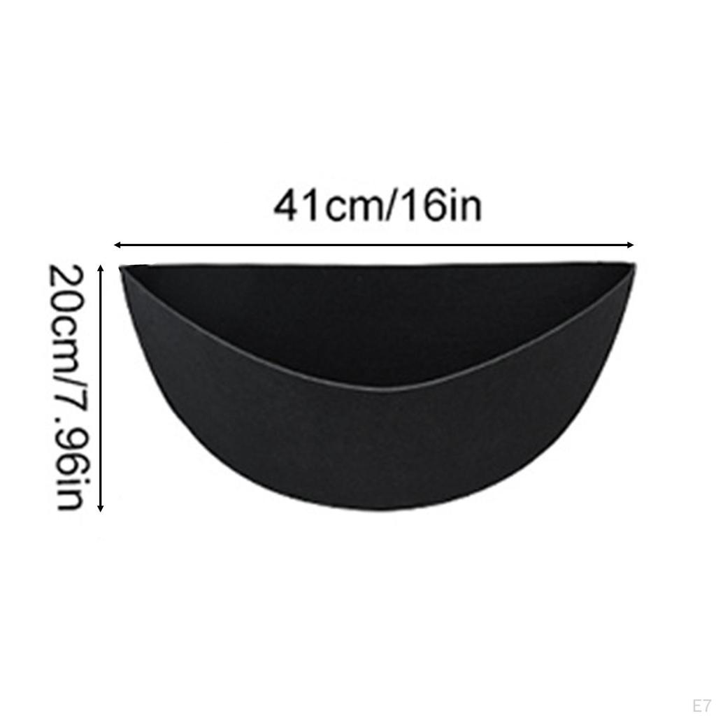 3 Pieces Felt Trough Planter Liner Flower Basket Hanging Lining for Gardening Lovers