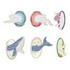 Cartoon Ocean Animal Metal Enamel Brooch Featuring Whimsical Whale Rabbit And Cat Designs For Stylish Fashion Accessories