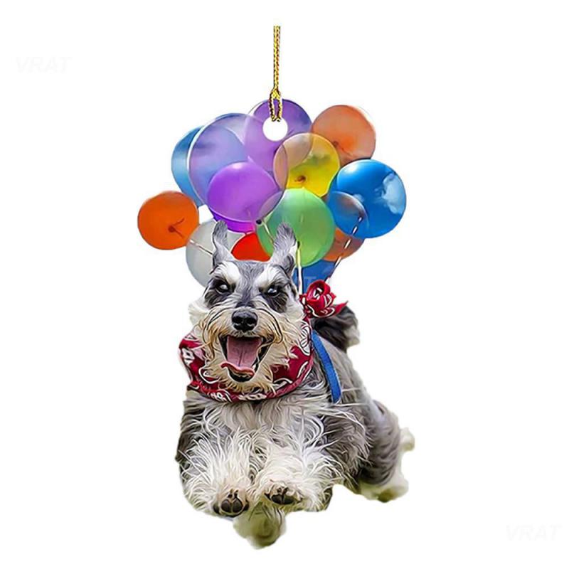 Pendant Playful And Lively Lovely Design Unique Car Accessories Bright Colors Striking Decoration Car Suspension Trim Puppy