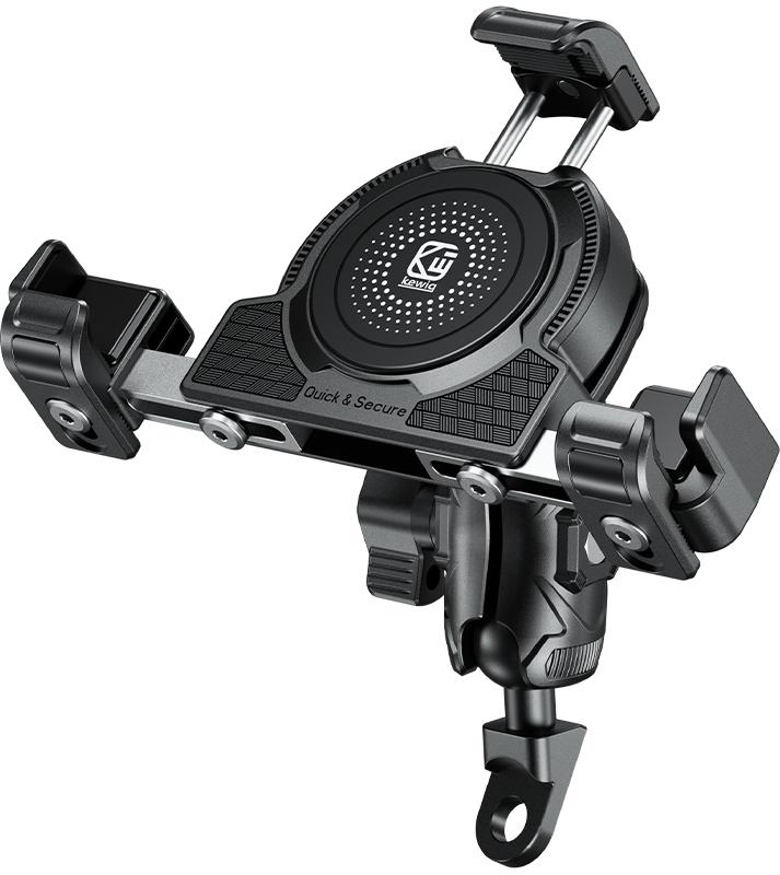 

Виброгаситель для крепления телефона на мотоцикл, не блокирующий камеру, противоугонный держатель для телефона на мотоцикл, крепление на руль для телефона 5,4-7,2