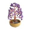 Natural Crystal Money Tree of Life Home Office Decoration Ornament