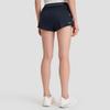 Descente Womens Running Series Letter Logo Professional Running Sports Leisure Shorts Women shorts Black D4232RHR05