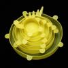 Food Preservation For Kitchen Accessory Adjustable Elastic Silicone Caps Sizes Household Kitchen Storage Organization Cover Home