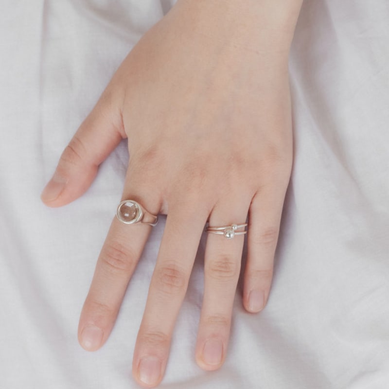 NUDOOR Ball Duo Ring