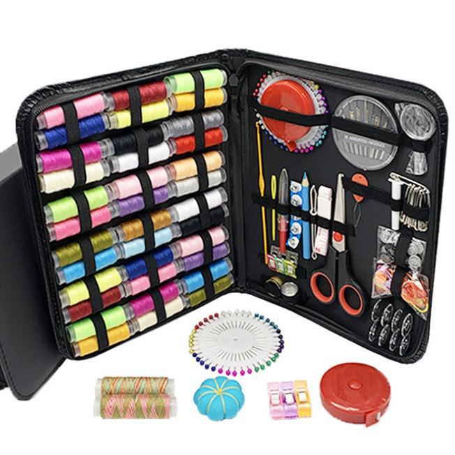 Kit de cusut portabil cu 86 de piese cu geantă din pânză Oxford