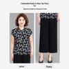 2026 Stylish Printed Short-Sleeve Top for Middle-Aged and Elderly Women - Loose, Slimming, Versatile.